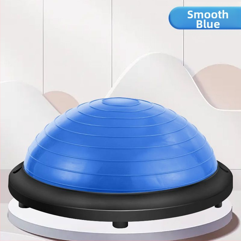 „Xsz Wave Speed Ball“ pusapvalis balansinis kamuolys jogos treniruotėms, sustorintas, neslystantis, skirtas pėdų treniruotėms namuose, bangų plastiko treniruotėms