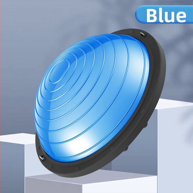 „Xsz Wave Speed Ball“ pusapvalis balansinis kamuolys jogos treniruotėms, sustorintas, neslystantis, skirtas pėdų treniruotėms namuose, bangų plastiko treniruotėms