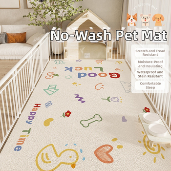 Naminių gyvūnėlių grindų kilimėlis, vandeniui atsparus, šlapimą slopinantis PVC šunų tvoros kilimėlis, šunų kačių maisto kilimėlis, neslystantis šunų narvo kilimėlis