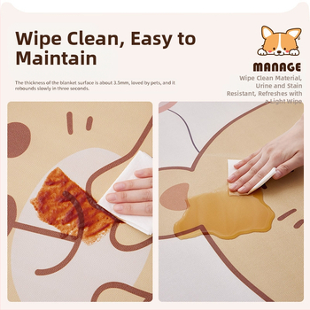 Naminių gyvūnėlių grindų kilimėlis, vandeniui atsparus, šlapimą slopinantis PVC šunų tvoros kilimėlis, šunų kačių maisto kilimėlis, neslystantis šunų narvo kilimėlis