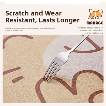 Naminių gyvūnėlių grindų kilimėlis, vandeniui atsparus, šlapimą slopinantis PVC šunų tvoros kilimėlis, šunų kačių maisto kilimėlis, neslystantis šunų narvo kilimėlis