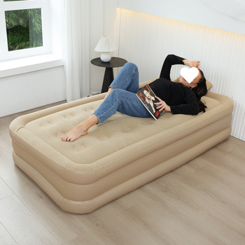 Φουσκωτό Κρεβάτι για Οικιακή Χρήση, Φουσκωτό Στρώμα για Ένα ή Δύο Άτομα, Lazy Bed, Φορητό Εξωτερικό Στρώμα Αέρα 313