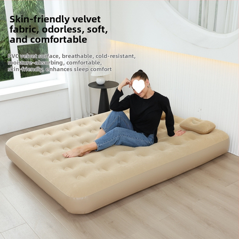 Надуваемо легло за домашна употреба, надуваем матрак за един или двама души, мързеливо легло, преносим външен надуваем матрак 313