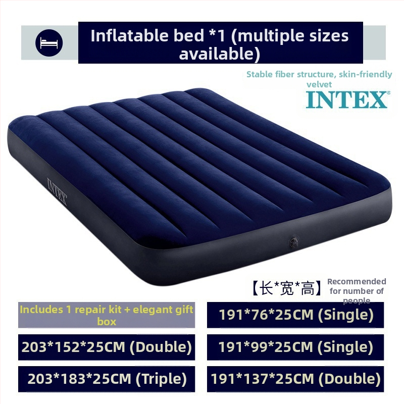 Pat gonflabil pentru uz casnic, Saltea gonflabilă pentru una sau două persoane, Pat leneș, Saltea gonflabilă portabilă pentru exterior 313