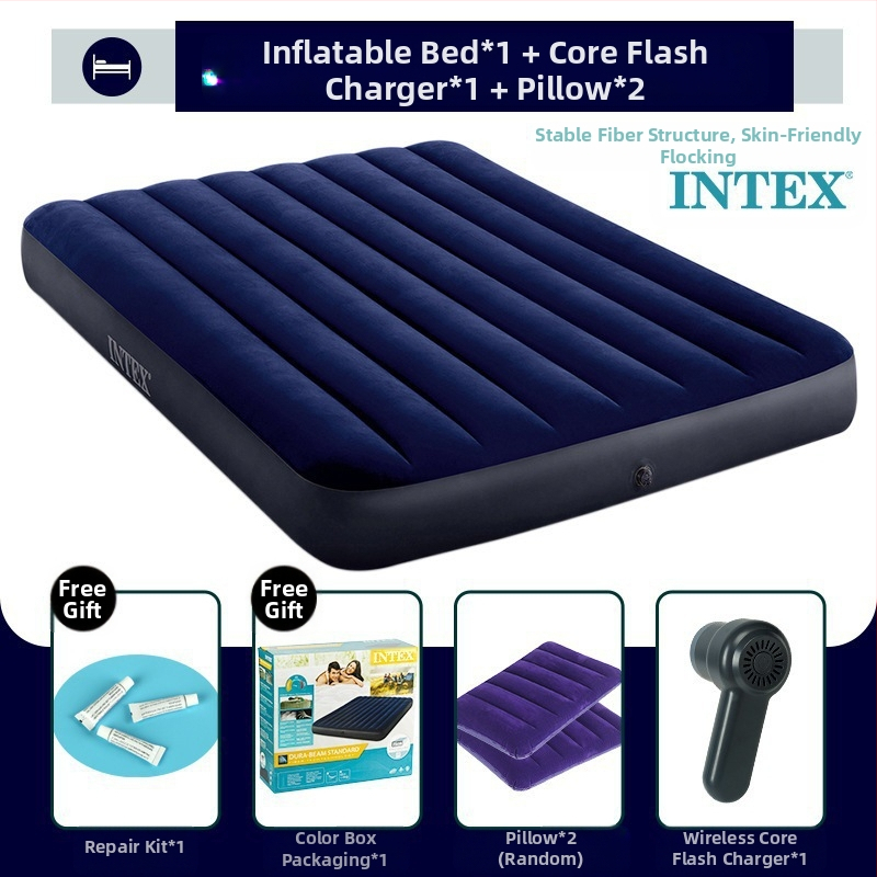 Pat gonflabil pentru uz casnic, Saltea gonflabilă pentru una sau două persoane, Pat leneș, Saltea gonflabilă portabilă pentru exterior 313