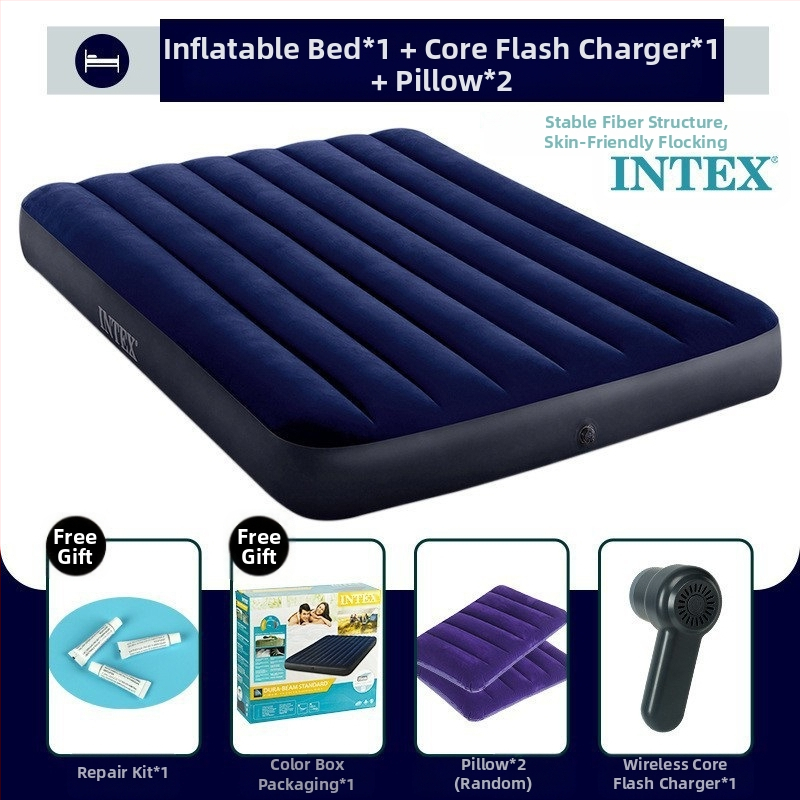 Pat gonflabil pentru uz casnic, Saltea gonflabilă pentru una sau două persoane, Pat leneș, Saltea gonflabilă portabilă pentru exterior 313
