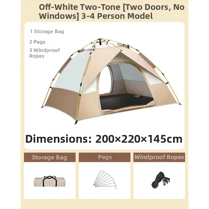 Gatava āra kempinga pilnībā automātiska ūdensnecaurlaidīga saules aizsardzība ātri atverama kempinga telts pret odiem pārnēsājama telts vairumtirdzniecībā