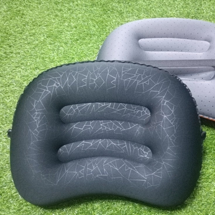 Felfújható U alakú párna, hordozható összecsukható nyakpárna utazáshoz, üzleti utakhoz, kempingezéshez, egyszerű és stílusos TPU sajtpárna, hordozható