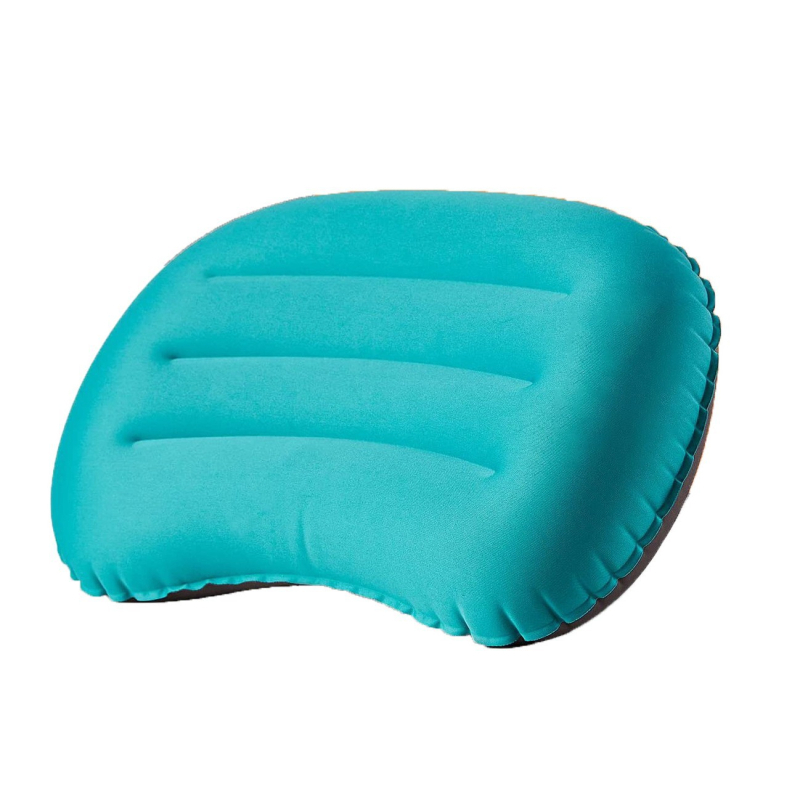 Felfújható U alakú párna, hordozható összecsukható nyakpárna utazáshoz, üzleti utakhoz, kempingezéshez, egyszerű és stílusos TPU sajtpárna, hordozható