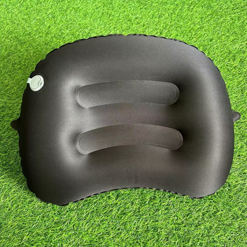 Felfújható U alakú párna, hordozható összecsukható nyakpárna utazáshoz, üzleti utakhoz, kempingezéshez, egyszerű és stílusos TPU sajtpárna, hordozható