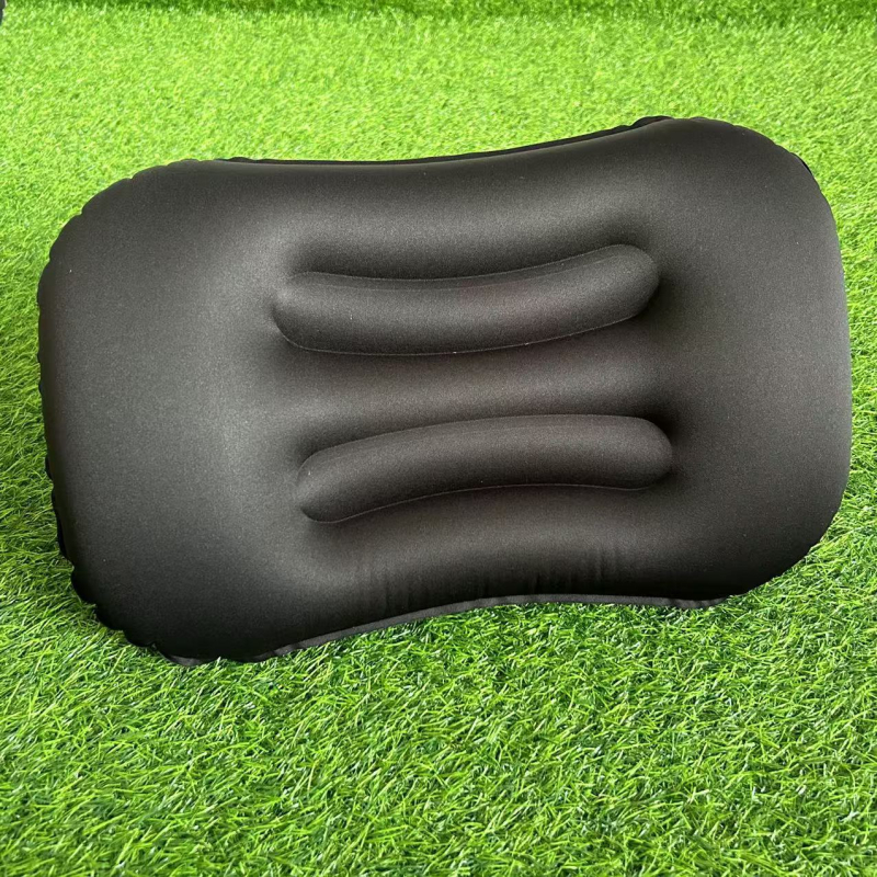Felfújható U alakú párna, hordozható összecsukható nyakpárna utazáshoz, üzleti utakhoz, kempingezéshez, egyszerű és stílusos TPU sajtpárna, hordozható