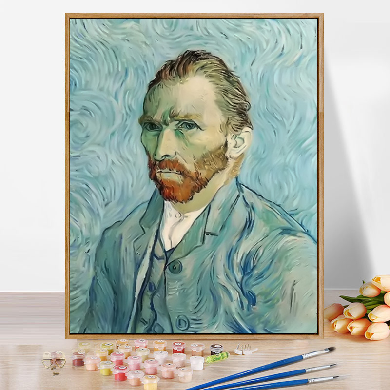 Moneti kuulus maal, vesiroos, päikesetõus, digitaalne õlimaal, isetegemine, käsitsi maalitud akrüülõlimaal, Van Goghi päevalill, piiriülene hulgimüük