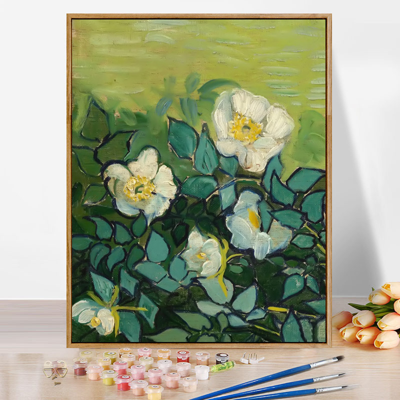 Moneti kuulus maal, vesiroos, päikesetõus, digitaalne õlimaal, isetegemine, käsitsi maalitud akrüülõlimaal, Van Goghi päevalill, piiriülene hulgimüük