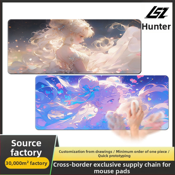 Piiriülene kuummüügis olev ülisuur paks animatsioon libisemiskindel mitmefiguuriline valikuline lauapadi klaviatuuripadi kontori e-spordi hiirematt