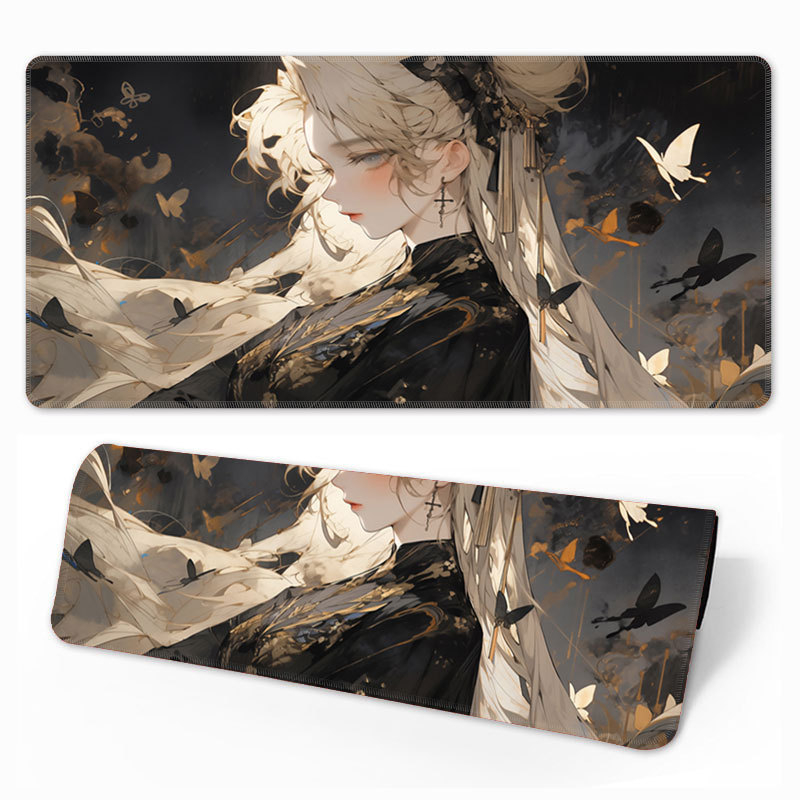 Piiriülene kuummüügis olev ülisuur paks animatsioon libisemiskindel mitmefiguuriline valikuline lauapadi klaviatuuripadi kontori e-spordi hiirematt