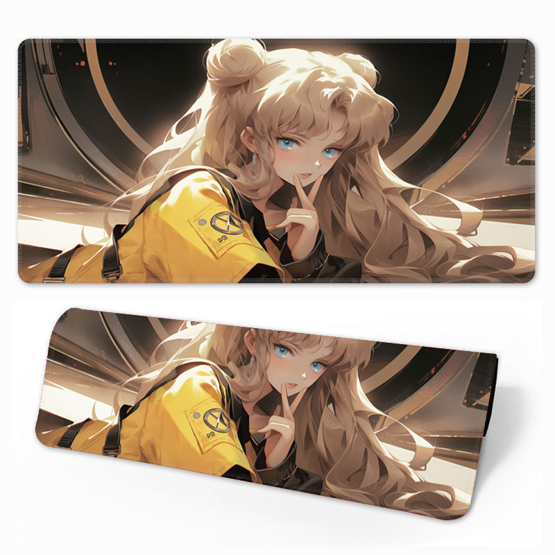 Piiriülene kuummüügis olev ülisuur paks animatsioon libisemiskindel mitmefiguuriline valikuline lauapadi klaviatuuripadi kontori e-spordi hiirematt