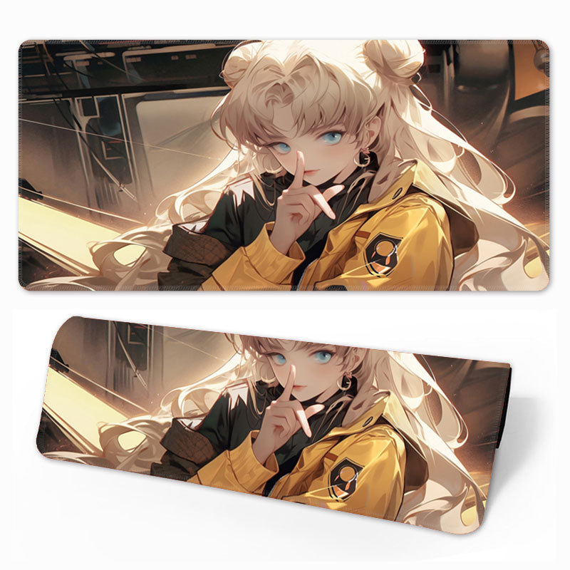 Piiriülene kuummüügis olev ülisuur paks animatsioon libisemiskindel mitmefiguuriline valikuline lauapadi klaviatuuripadi kontori e-spordi hiirematt