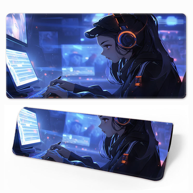 Piiriülene kuummüügis olev ülisuur paks animatsioon libisemiskindel mitmefiguuriline valikuline lauapadi klaviatuuripadi kontori e-spordi hiirematt