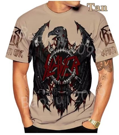 Suvine uus meeste T-särk meeste ümara kaelusega kolju 3D-printimise tänavatrendiga harajuku stiilis hiphop-rõivaste spordi-T-särk