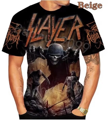 Suvine uus meeste T-särk meeste ümara kaelusega kolju 3D-printimise tänavatrendiga harajuku stiilis hiphop-rõivaste spordi-T-särk