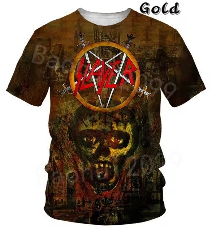 Suvine uus meeste T-särk meeste ümara kaelusega kolju 3D-printimise tänavatrendiga harajuku stiilis hiphop-rõivaste spordi-T-särk