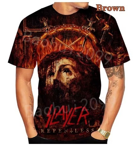 Suvine uus meeste T-särk meeste ümara kaelusega kolju 3D-printimise tänavatrendiga harajuku stiilis hiphop-rõivaste spordi-T-särk