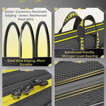 Meškerių krepšys, žvejybos įrankių laikymo krepšys, lengvas, naujas daugiafunkcis meškerių krepšys, didelės talpos, sustorintas didelio pilvo žuvų krepšys žvejybai