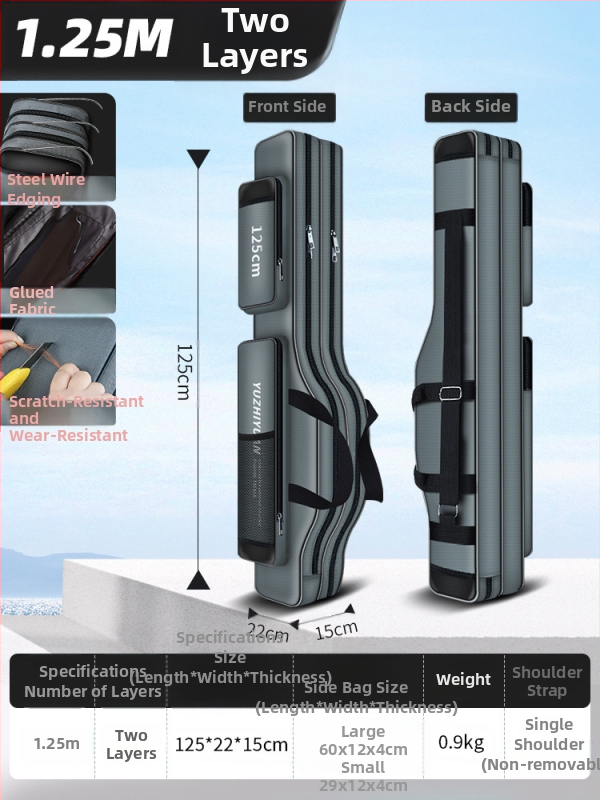 Meškerių krepšys, žvejybos įrankių laikymo krepšys, lengvas, naujas daugiafunkcis meškerių krepšys, didelės talpos, sustorintas didelio pilvo žuvų krepšys žvejybai