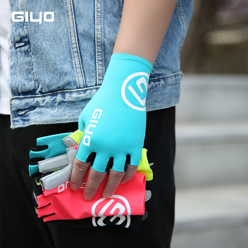 GIYO vasaros ir žiemos dviračių pirštinės, trumpi pirštai, pusės ilgio pirštai, greitkelio kalnų dviračių, moterų ir vyrų dviračių, amortizacinės,