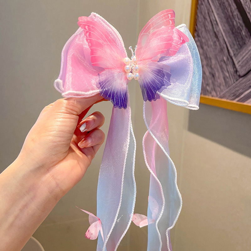 Judantis drugelio segtukas mergaitėms, naujas segtukas, plaukų aksesuarai, 2025 m. mergaičių lankelis, mažas segtukas, mergaičių galvos apdangalas