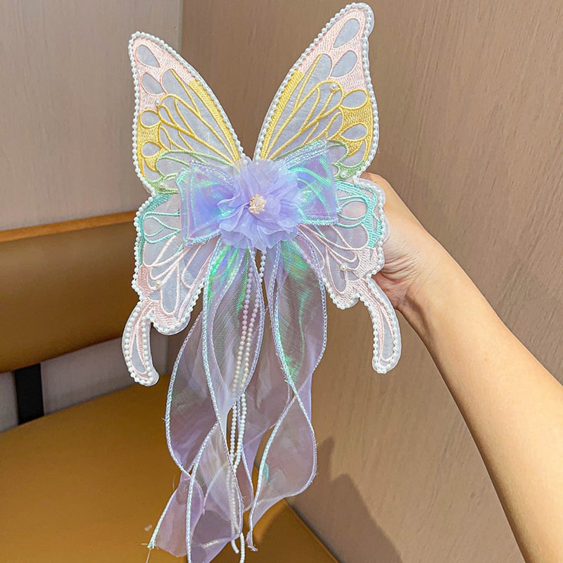 Pokretna ukosnica za kosu s leptirom za djevojčice, nova kopča za kosu, dodaci za kosu 2025., mašna za djevojčice, mala ukosnica za kosu, pokrivalo za glavu za djevojčice