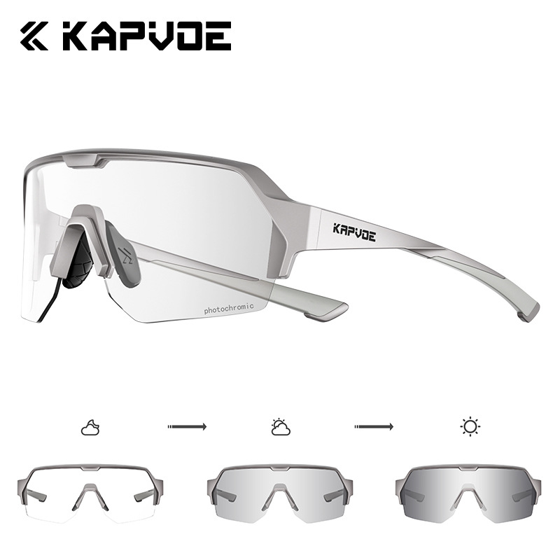 Kapvoe Reef fotokroomsed jalgratta-, maantee- ja päevalaeprillid