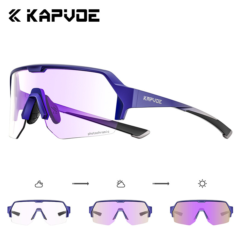 Kapvoe Reef fotokroomsed jalgratta-, maantee- ja päevalaeprillid