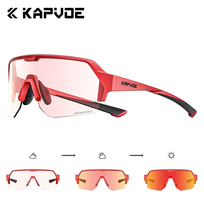 Kapvoe Reef fotokroomsed jalgratta-, maantee- ja päevalaeprillid