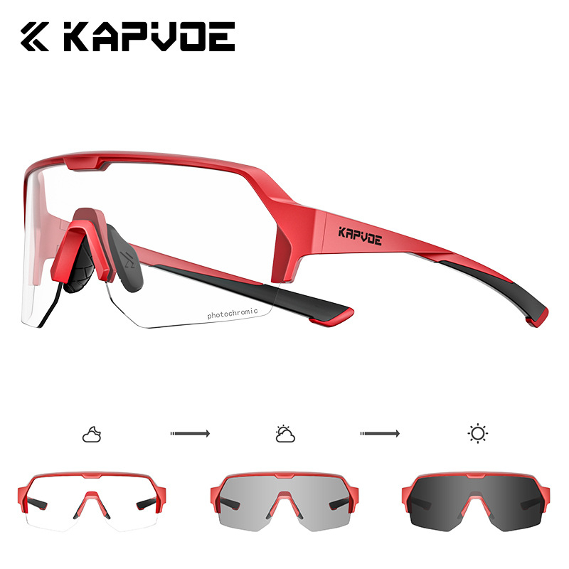 Kapvoe Reef fotokroomsed jalgratta-, maantee- ja päevalaeprillid