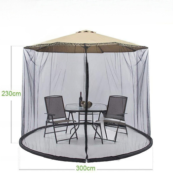 Εξωτερική ομπρέλα κουνουπιών μεγάλη ρωμαϊκή σωλήνα νερού κουνουπιέρα εξωτερική ομπρέλα αυλή εργοστάσιο πηγή αναπνεύσιμο μαύρο