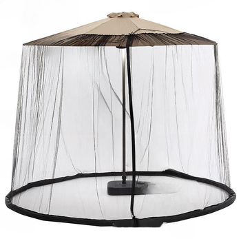 Εξωτερική ομπρέλα κουνουπιών μεγάλη ρωμαϊκή σωλήνα νερού κουνουπιέρα εξωτερική ομπρέλα αυλή εργοστάσιο πηγή αναπνεύσιμο μαύρο