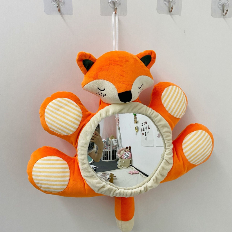 Νότια Κορέα ins κρεμαστό παιδικό κάθισμα ασφαλείας με κινούμενα σχέδια καθρέφτη αυτοκινήτου καθρέφτη παρατήρησης μωρού αυτοκινήτου κρεμαστό καθρέφτη αυτοκινήτου