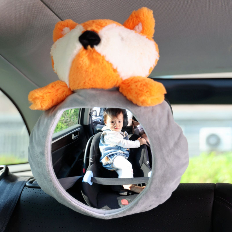 Νότια Κορέα ins κρεμαστό παιδικό κάθισμα ασφαλείας με κινούμενα σχέδια καθρέφτη αυτοκινήτου καθρέφτη παρατήρησης μωρού αυτοκινήτου κρεμαστό καθρέφτη αυτοκινήτου