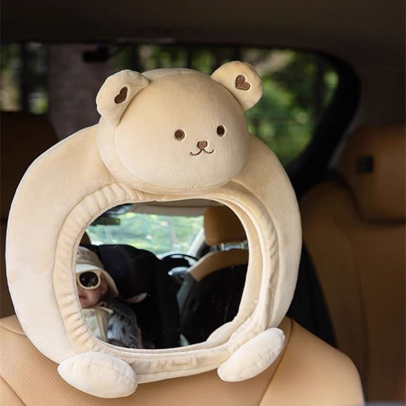 Νότια Κορέα ins κρεμαστό παιδικό κάθισμα ασφαλείας με κινούμενα σχέδια καθρέφτη αυτοκινήτου καθρέφτη παρατήρησης μωρού αυτοκινήτου κρεμαστό καθρέφτη αυτοκινήτου