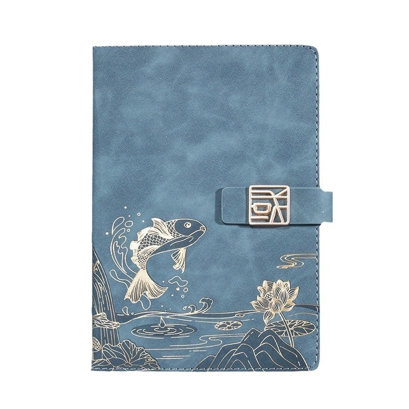 Caiet de notițe A5 pentru birou, cadou creativ pentru costum de birou, modă națională, cutie cadou pentru costum de birou, cadou pentru întâlnirea anuală