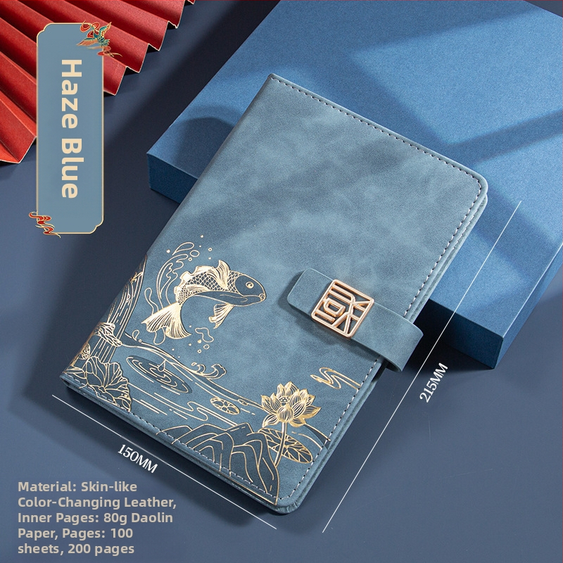 Caiet de notițe A5 pentru birou, cadou creativ pentru costum de birou, modă națională, cutie cadou pentru costum de birou, cadou pentru întâlnirea anuală