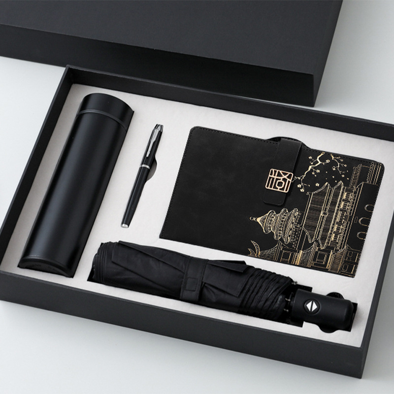 Caiet de notițe A5 pentru birou, cadou creativ pentru costum de birou, modă națională, cutie cadou pentru costum de birou, cadou pentru întâlnirea anuală