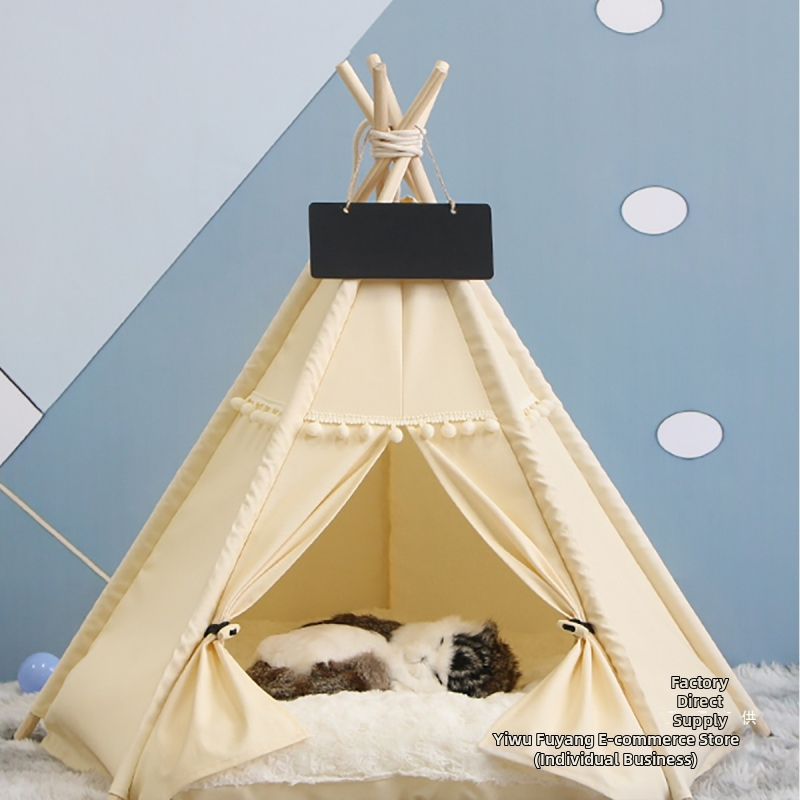 Lemmikloomatelk Four Seasons universaalne kassikeel suvine lemmikloomavoodi eemaldatav ja pestav suletud sisekassimajja kassimajja