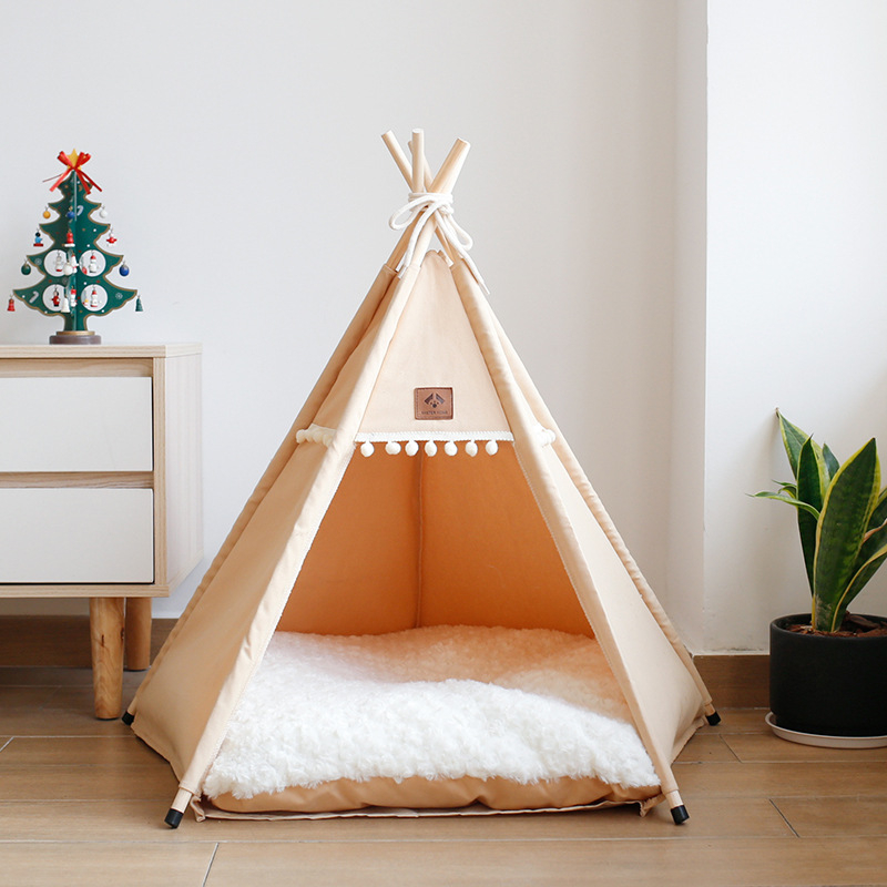 Lemmikloomatelk Four Seasons universaalne kassikeel suvine lemmikloomavoodi eemaldatav ja pestav suletud sisekassimajja kassimajja