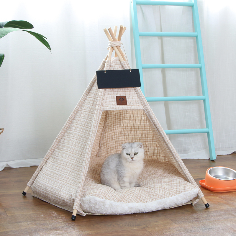 Lemmikloomatelk Four Seasons universaalne kassikeel suvine lemmikloomavoodi eemaldatav ja pestav suletud sisekassimajja kassimajja