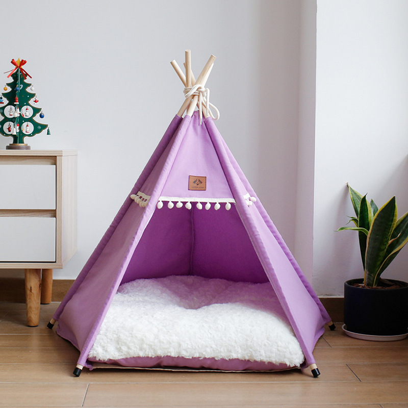 Lemmikloomatelk Four Seasons universaalne kassikeel suvine lemmikloomavoodi eemaldatav ja pestav suletud sisekassimajja kassimajja