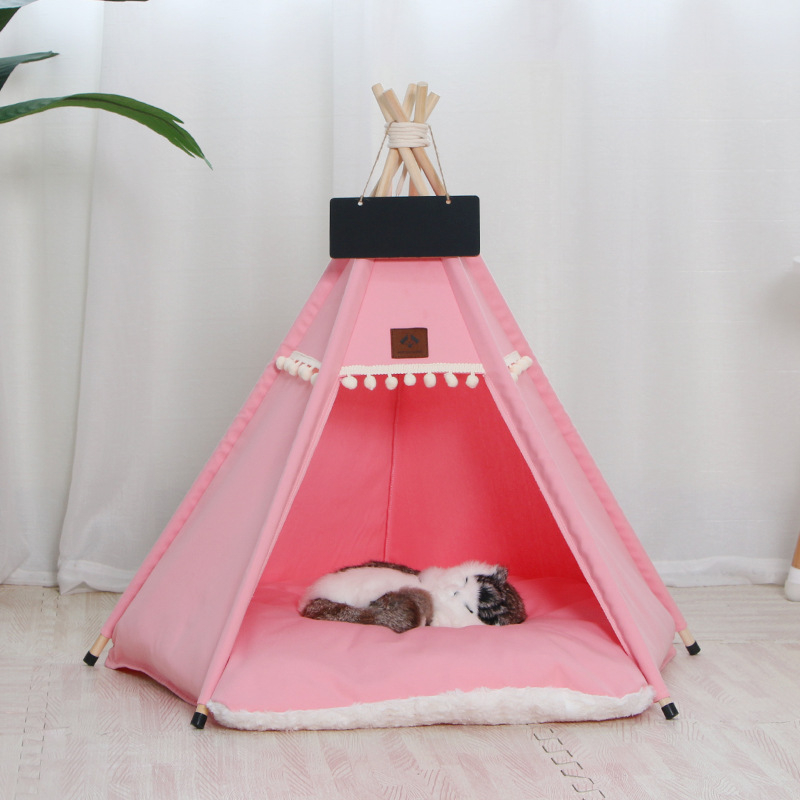 Lemmikloomatelk Four Seasons universaalne kassikeel suvine lemmikloomavoodi eemaldatav ja pestav suletud sisekassimajja kassimajja