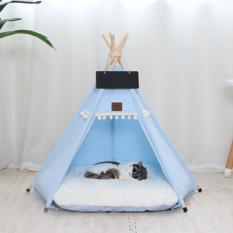 Lemmikloomatelk Four Seasons universaalne kassikeel suvine lemmikloomavoodi eemaldatav ja pestav suletud sisekassimajja kassimajja