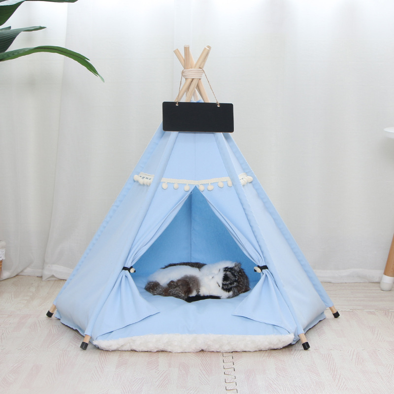 Lemmikloomatelk Four Seasons universaalne kassikeel suvine lemmikloomavoodi eemaldatav ja pestav suletud sisekassimajja kassimajja